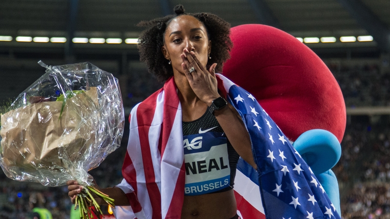 Brianna McNeal won gold at the 2016 Rio Olympics