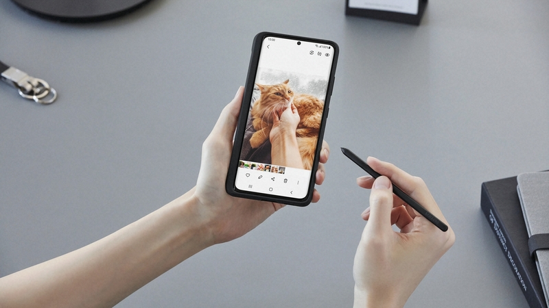 The S21 Ultra 5G is set up for the S-Pen, but it isn't included