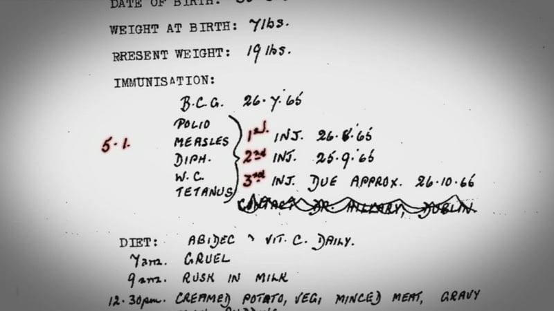 The records show vaccine trials were carried out in the institutions