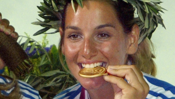 Sofia Bekatorou won gold at the 2004 Olympics in Athens
