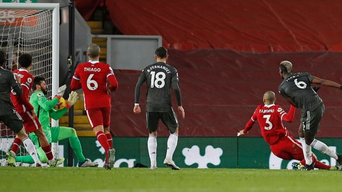 Paul Pogba had an outstanding chance for Manchester United