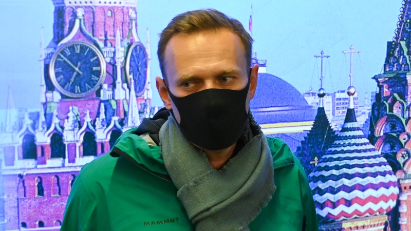 Alexei Navalny was arrested at Moscow's Sheremetyevo airport