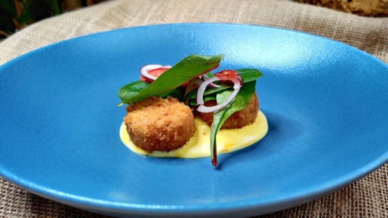 Paul McDonald's chorizo risotto for tea and Arancini for the freezer.