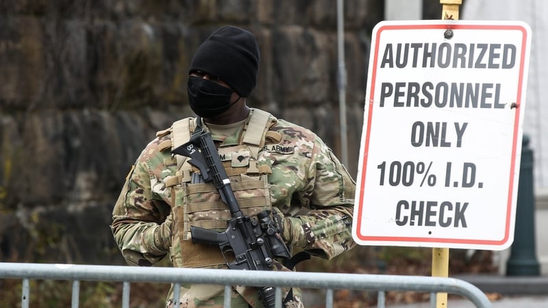 Up to 25,000 National Guard troops have been deployed in Washington