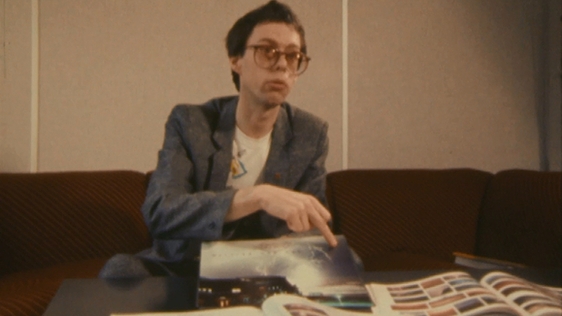 Graphic designer Steve Averill in 1986.