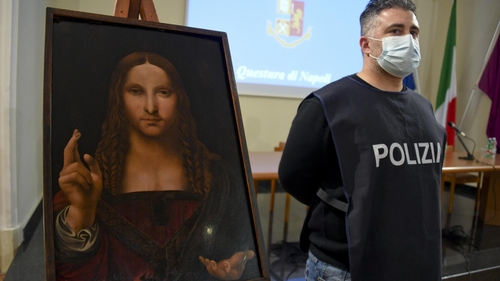 Police are now investigating how the painting was stolen from the Doma Museum collection in Naples