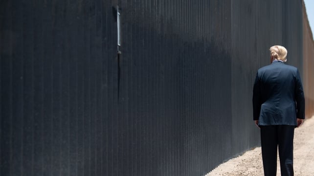 Building a wall along the US/Mexico border was a big part of Donald Trump's campaign in 2016 - last June he attended a ceremony marking the 200th mile of the border wall, which remains incomplete. It was not funded by Mexico - which he pledged would happe