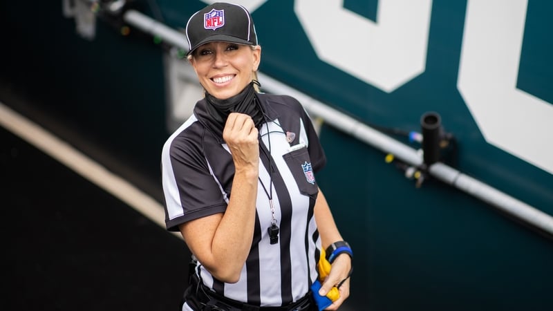 Sarah Thomas will be the down judge at Raymond James Stadium in Tampa