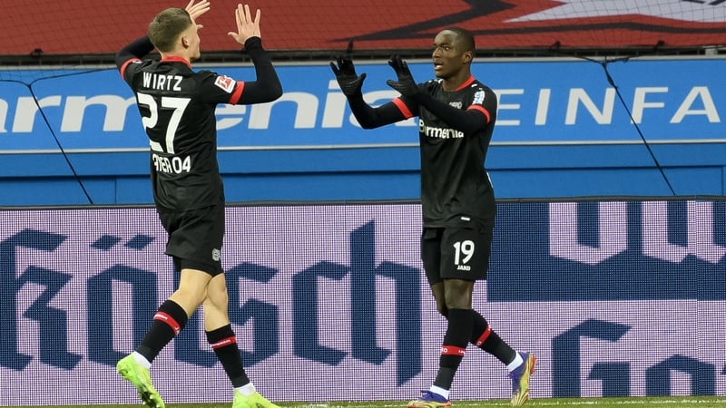 Florian Wirtz and Moussa Diaby starred in Bayer Leverkusen's Bundesliga victory