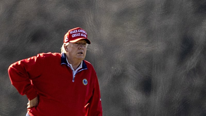Donald Trump's love of golf is well-known - he was said to be 'gutted' when the PGA said it would not be staging the 2022 event at his Bedminster course
