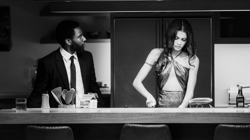 John David Washington and Zendaya in Malcolm & Marie