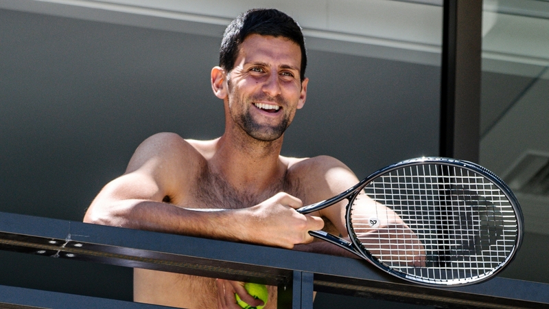 Novak Djokovic in quarantine ahead of the 2021 Australian Open