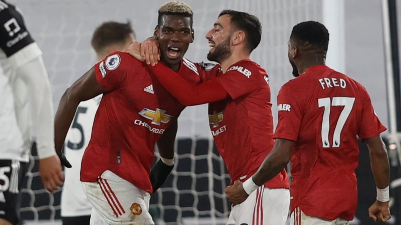 Paul Pogba celebrates his winning goal