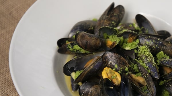 Paul Flynn's Mussels with clementine and ginger butter
