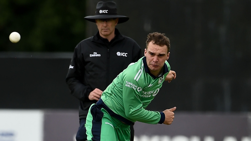 Andy McBrine's performance was a positive for Ireland