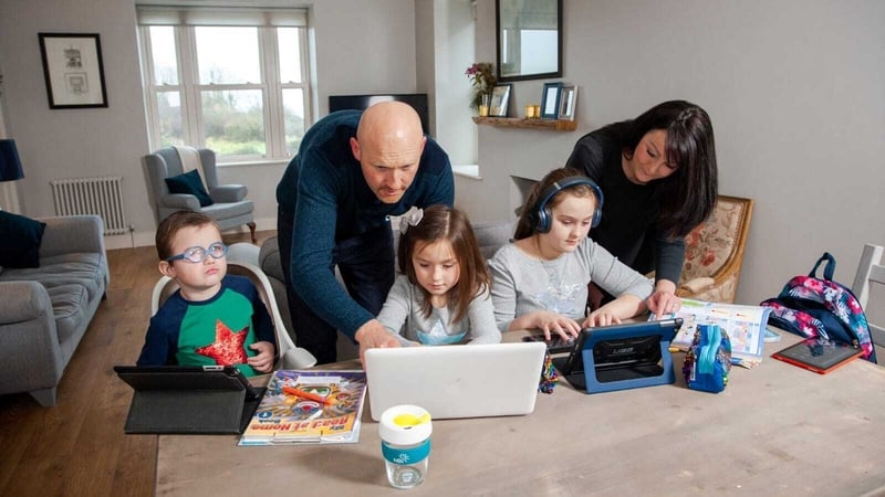 The O'Connor family live in Shanbally in County Cork, half way between Carrigaline and Ringaskiddy