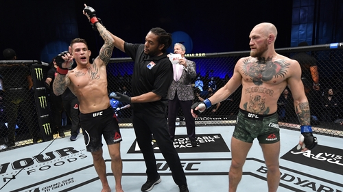 Dustin Poirier is two from three against Conor McGregor