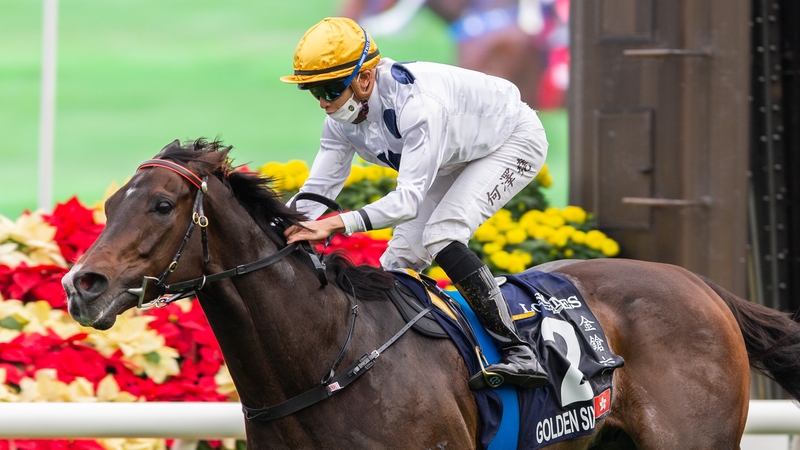 Vincent Ho Chak-yiu riding Golden Sixty