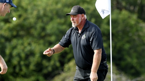 Clarke carded six birdies on the back nine