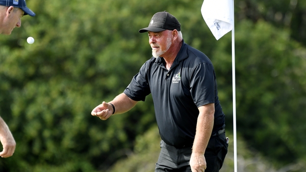 Clarke carded six birdies on the back nine
