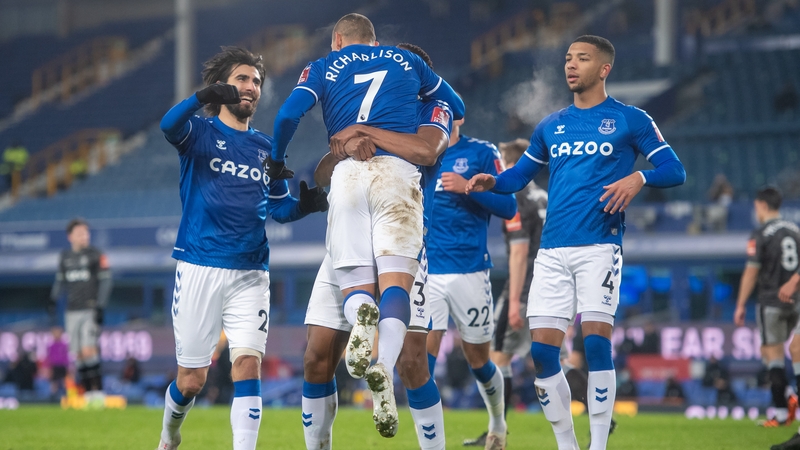 Everton will host Spurs or Wycombe in the next round