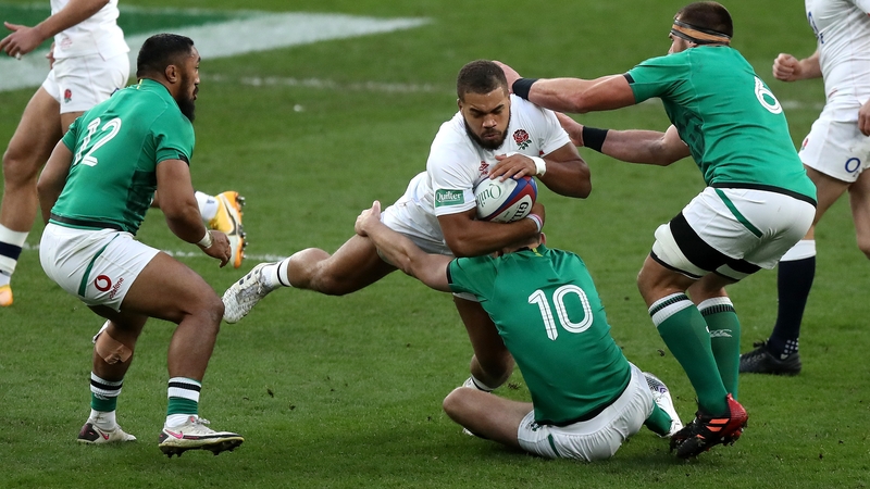 Ollie Lawrence looked a natural on the international stage in England's 18-7 Autumn Nations Cup win over Ireland in November