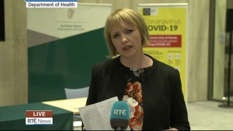 Sinead reports from the Department of Health