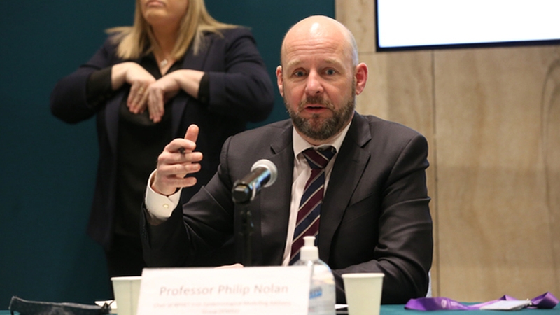 Professor Philip Nolan is the Chairperson of the Irish Epidemiological Modelling Advisory Group