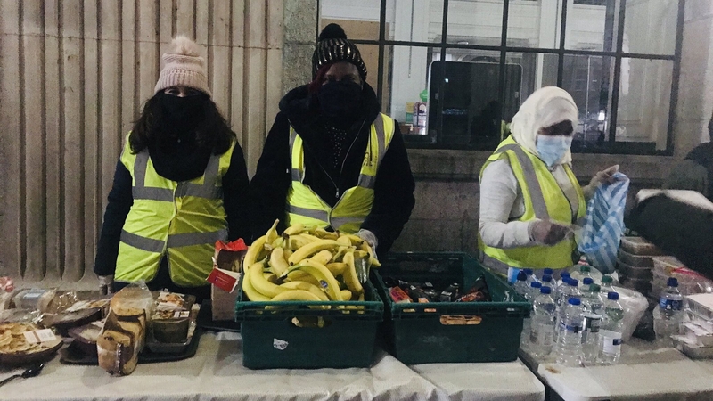 Muslim Sisters of Éire outside Dublin's GPO