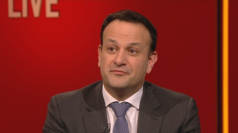 Tánaiste Leo Varadkar was speaking to RTÉ's Claire Byrne Live programme