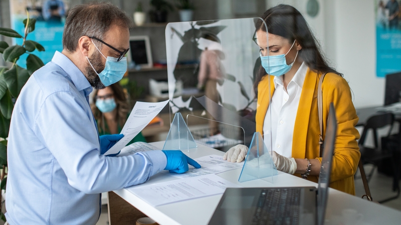 Banks, credit unions and post offices have been added to the list of workplaces where wearing of face coverings is mandatory