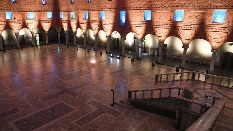 Blue Hall is seen as an ideal vaccination venue