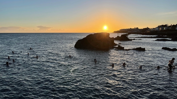 Sea swimmers continue to flock to coastal locations during the winter months