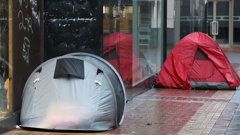 Dublin Simon said some people have had their tents set on fire in the past