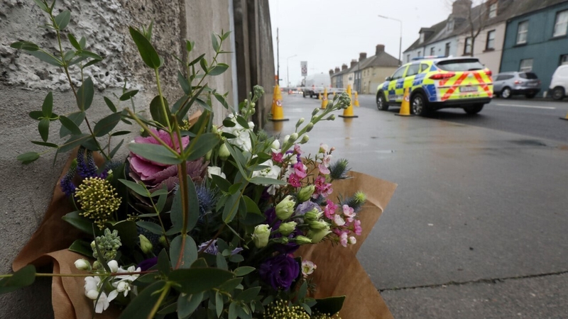 Flowers have been left near the scene of the stabbing in East Wall (Pic: RollingNews.ie)