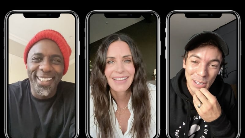 Idris Elba, Courteney Cox and Canadian rapper Connor Price