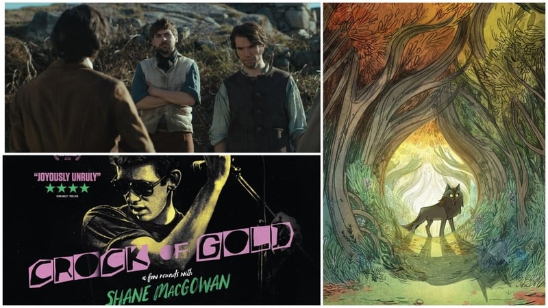 (Clockwise from top) - Arracht, Wolfwalkers, Crock of Gold: A Few Rounds with Shane MacGowan