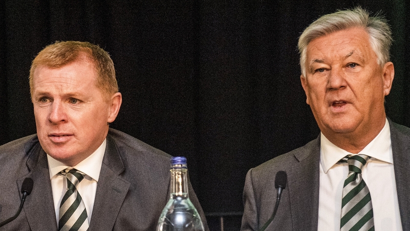 Neil Lennon says Peter Lawwell (right) will be a 'big miss' for Celtic