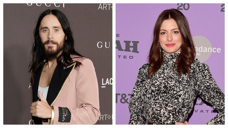 Jared Leto and Anne Hathaway
