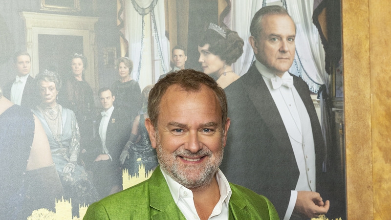 Hugh Bonneville: "Delighted to be part of the support team as a volunteer marshall. I get to wear hi viz and everything."