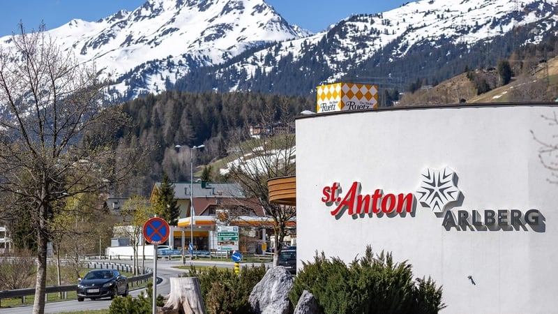 Police operation at St Anton am Arlberg