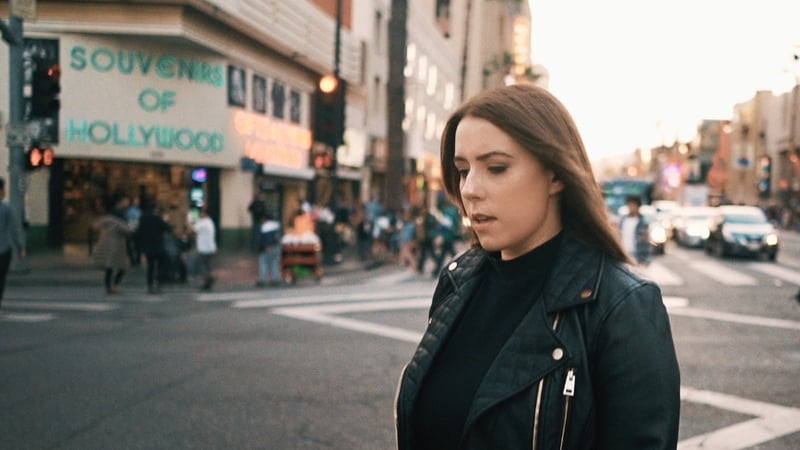 Rainey day woman. Photos credit: Ray Keogh