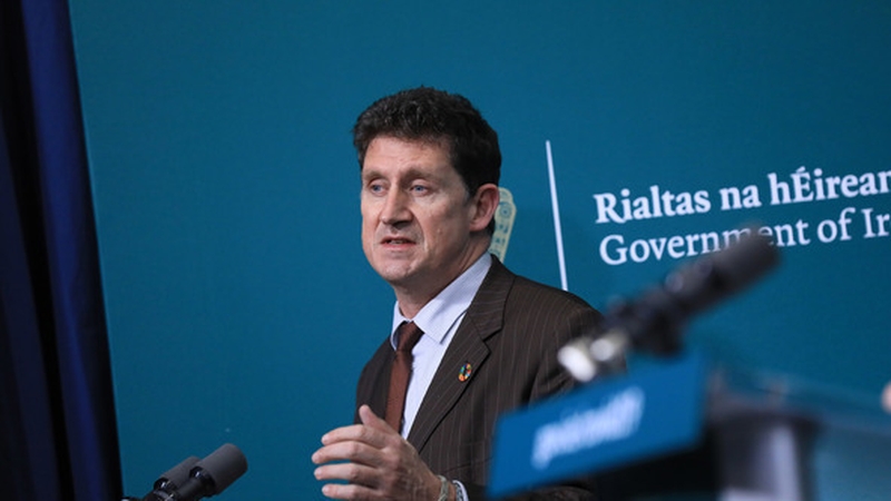 Eamon Ryan said it is 'important' to show that Ireland is moving away from fossil fuels