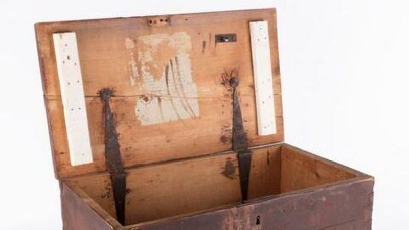 Sea trunk of Margaret Hurley from Gort, Galway, who emigrated to Sydney