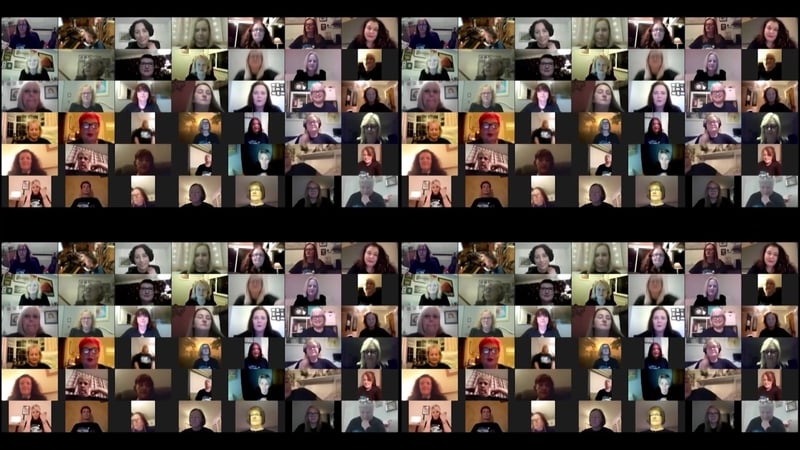 The choir performed virtually at the EU Beating Cancer Plan press conference in Brussels