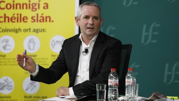 Paul Reid said the HSE's operating plan had already been changed 15 to 17 times due to supply problems