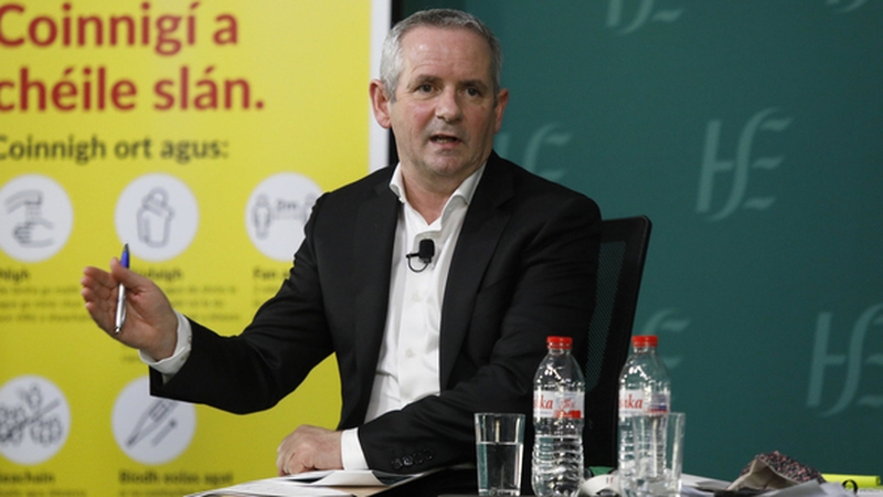 Paul Reid said the HSE's operating plan had already been changed 15 to 17 times due to supply problems