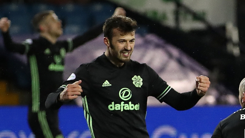 Celtic were awarded a penalty after the incident