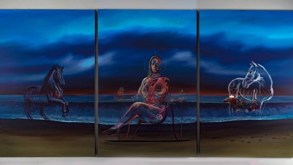 Painting Vicky Phelan - artist Vincent Devine talks to Miriam