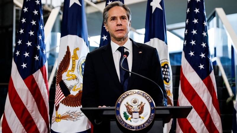 US Secretary of State Antony Blinken